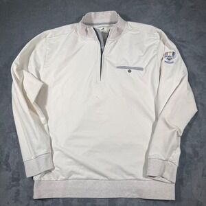 Horn Legend Pullover Mens XL White Good 2020 Ryder Cup Whistling Straits 1/4 Zip